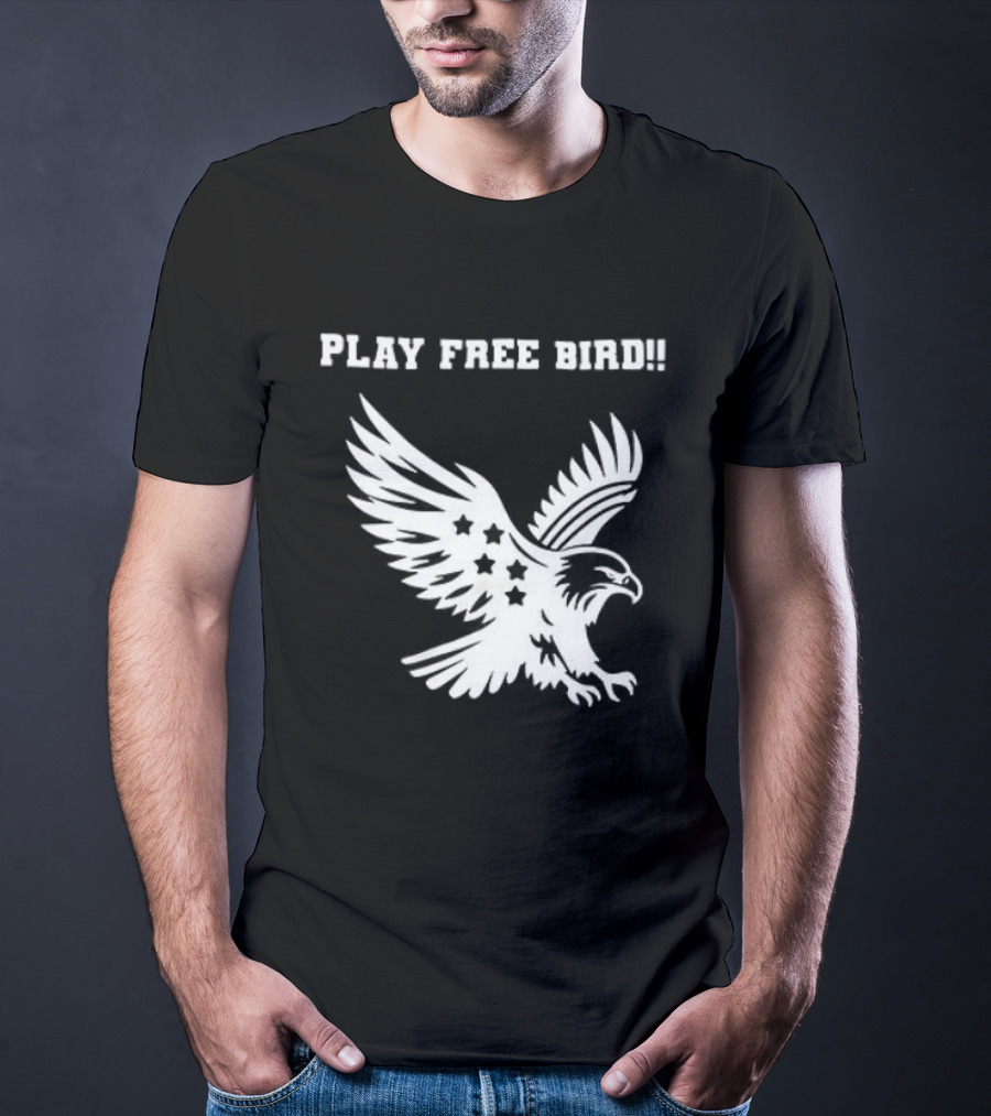 Play Free Bird Eagle Skynyrd Supremacist T-Shirt