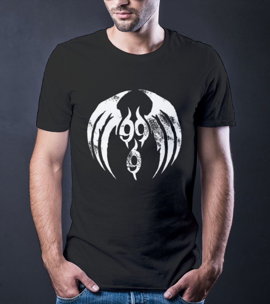 Ho99o9 Store Heaven Upside Down 999 Winged T-Shirt