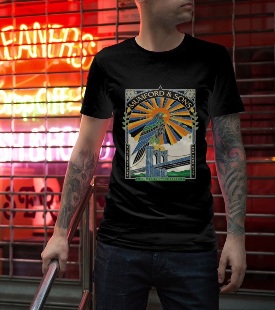 Mumford & Sons Madison Square Garden New York City August 11 2026 Event T-Shirt
