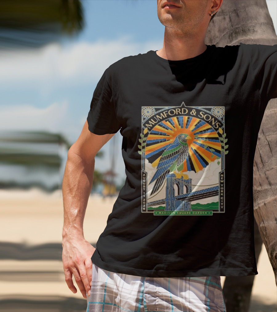 Mumford & Sons Madison Square Garden New York City August 11 2026 Event T-Shirt