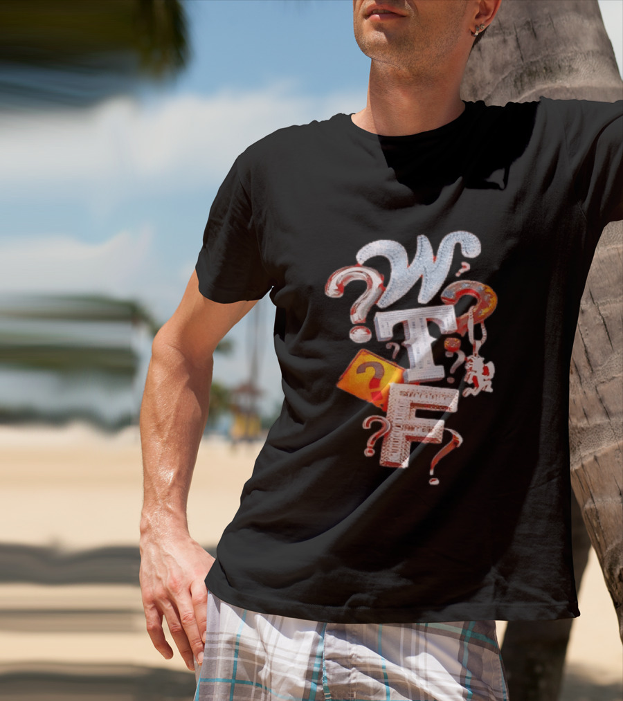WTF Hatchetman ICP Insane Clown Posse Question Marks T-Shirt