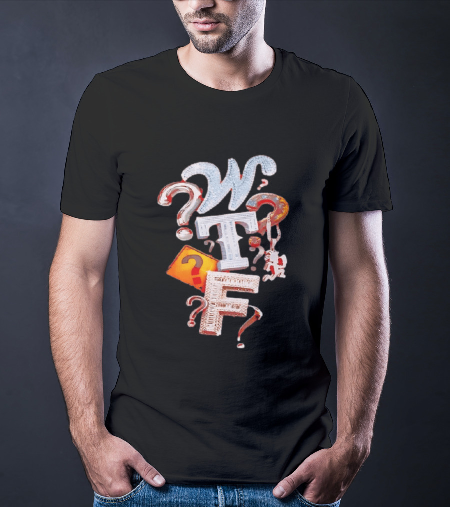 WTF Hatchetman ICP Insane Clown Posse Question Marks T-Shirt