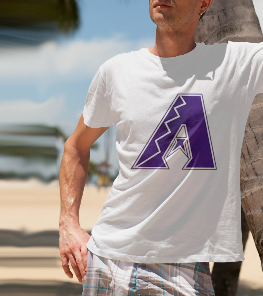 2026 Arizona Diamondbacks GCU Jersey Giveaway Purple "A" T-Shirt