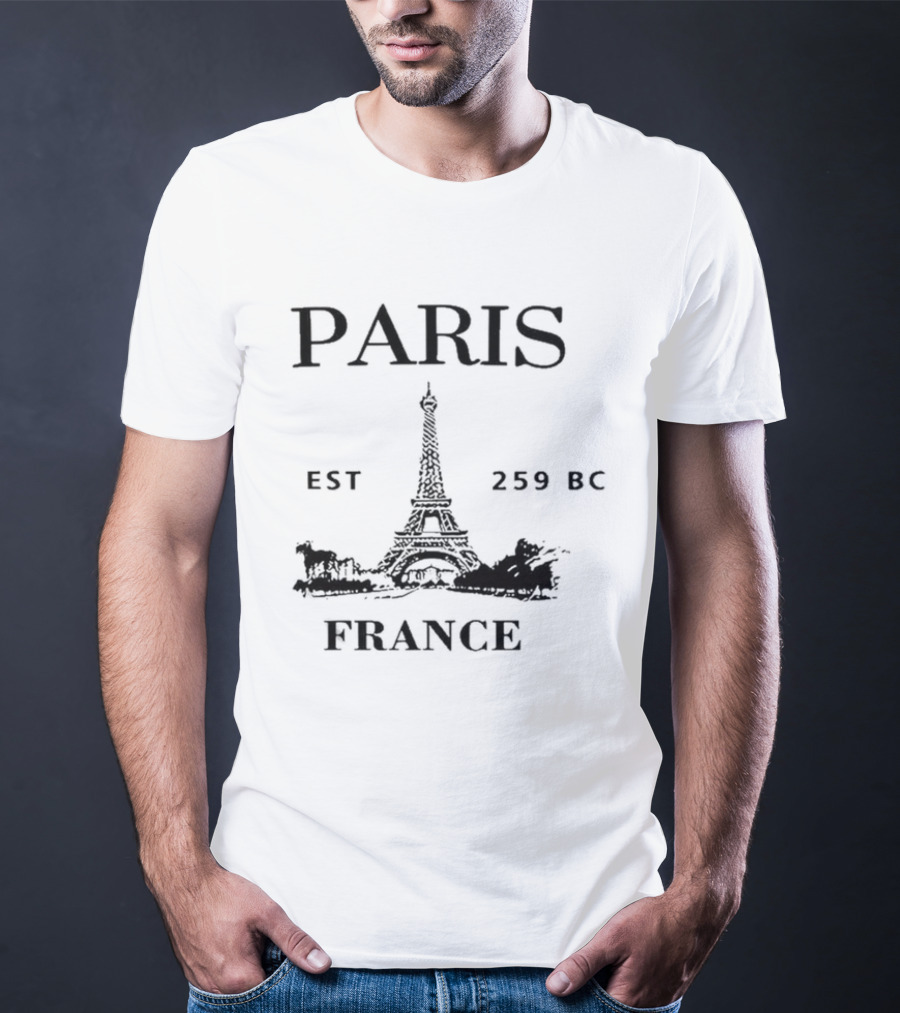 Paris Eiffel Tower Est 259 BC France T-Shirt
