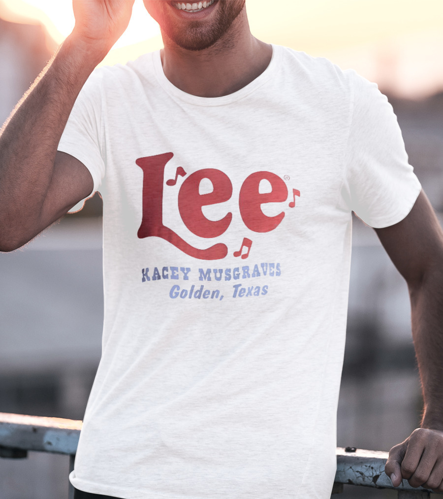 Lee Kacey Musgraves Golden Texas Music Notes T-Shirt