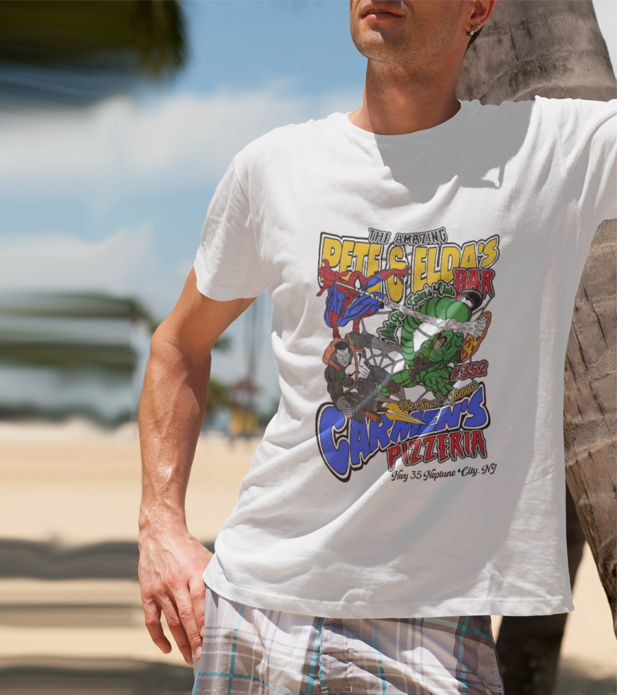 The Amazing Pete And Elda’s The Shore’s Famous Carmen’s Pizzeria T-Shirt