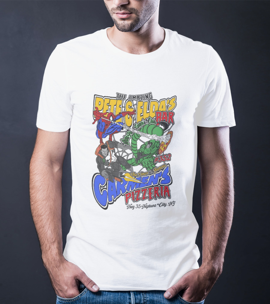 The Amazing Pete And Elda’s The Shore’s Famous Carmen’s Pizzeria T-Shirt