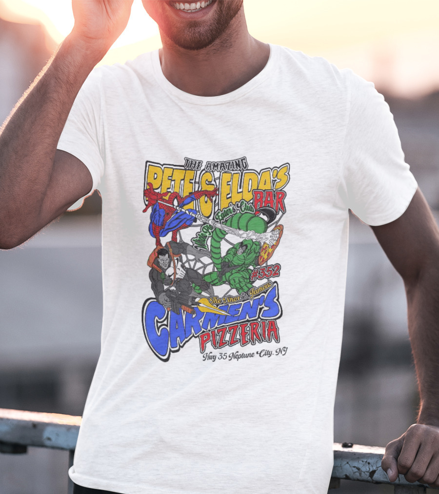 The Amazing Pete And Elda’s The Shore’s Famous Carmen’s Pizzeria T-Shirt