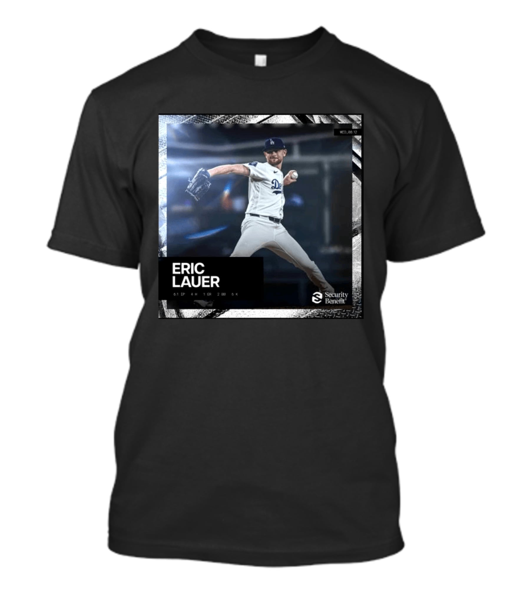 Eric Lauer Pitching Performance Dodgers Security Benefit T-Shirt