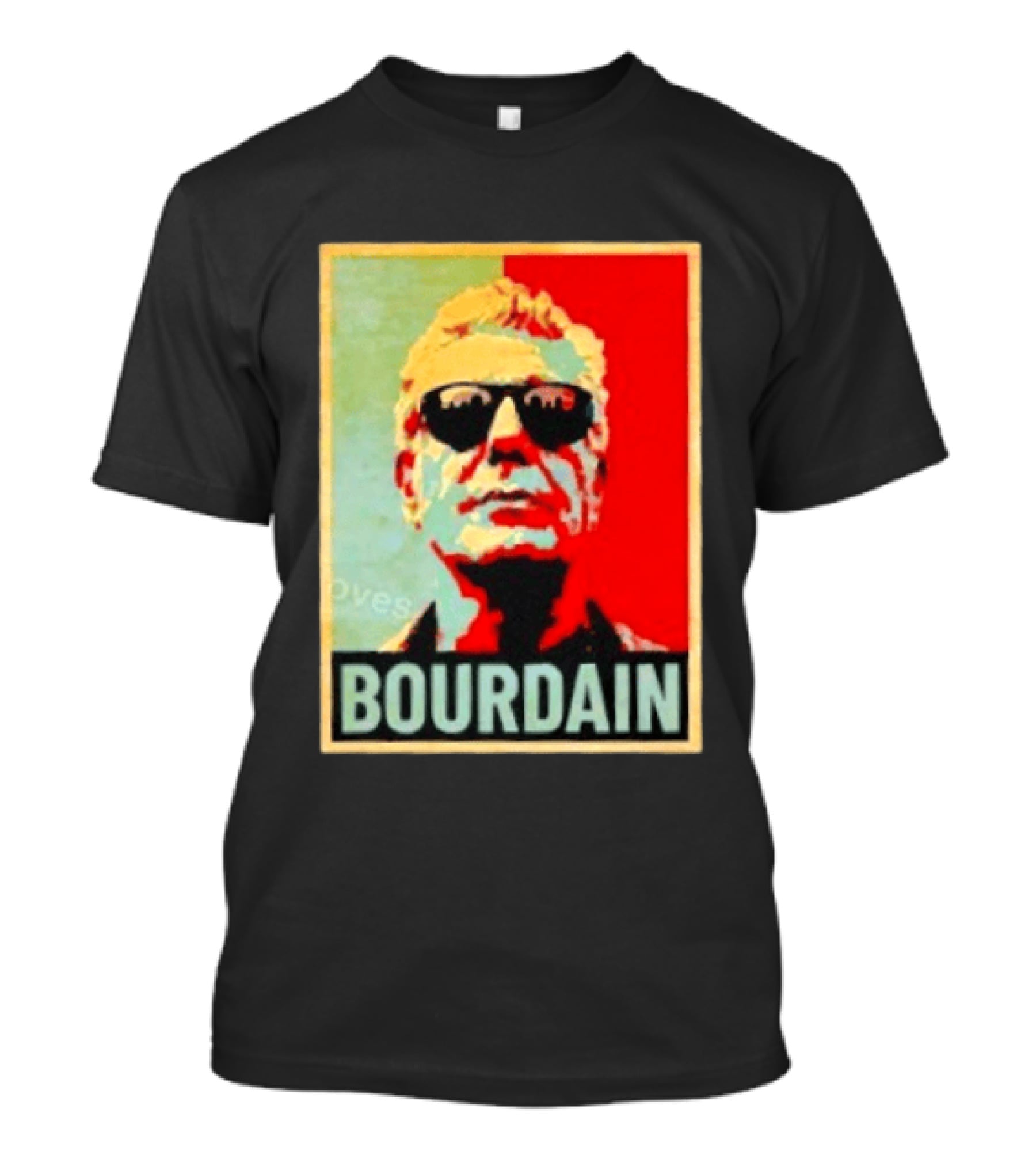 Bourdain Hope Iconic Style Image T-Shirt