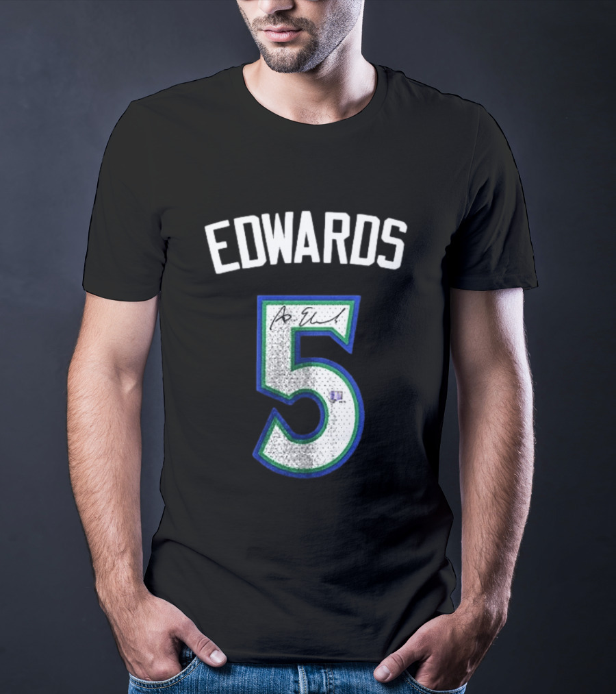 Edwards 5 Signature Basketball Fan Gear T-Shirt