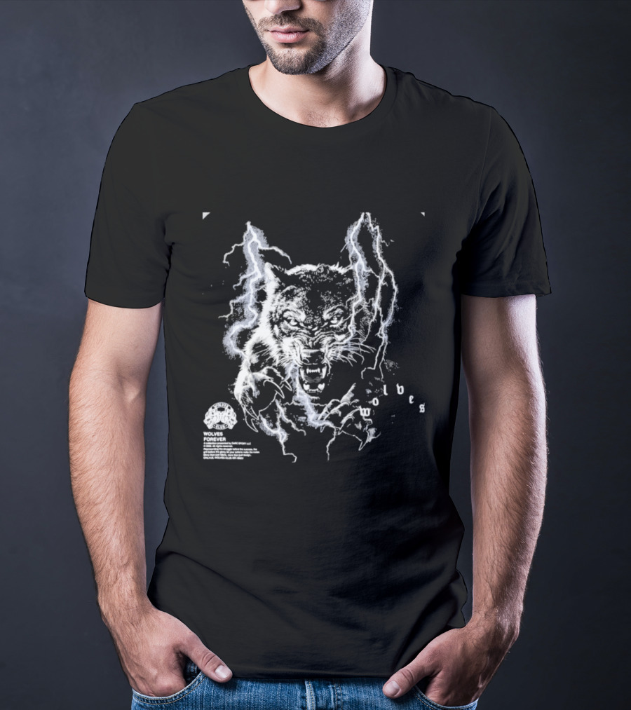 Darcsport Wolves Club Electric Lightning Wolf T-Shirt