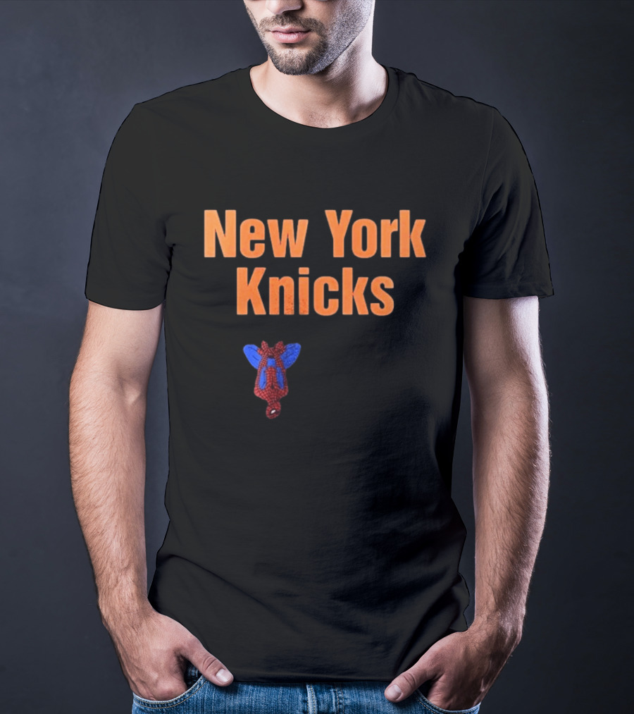 New York Knicks Spider Man Collaboration T-Shirt