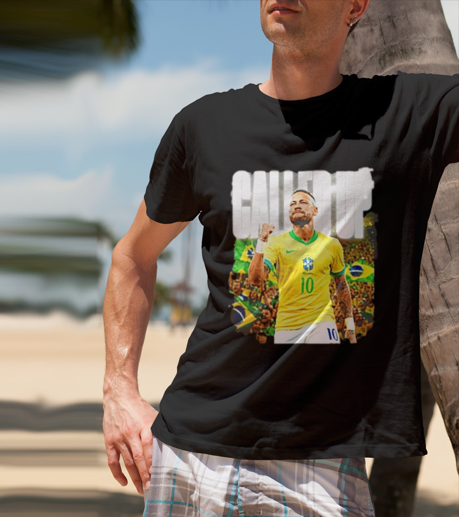 Neymar Brazil Called Up Football 10 Jersey Celebration T-Shirt