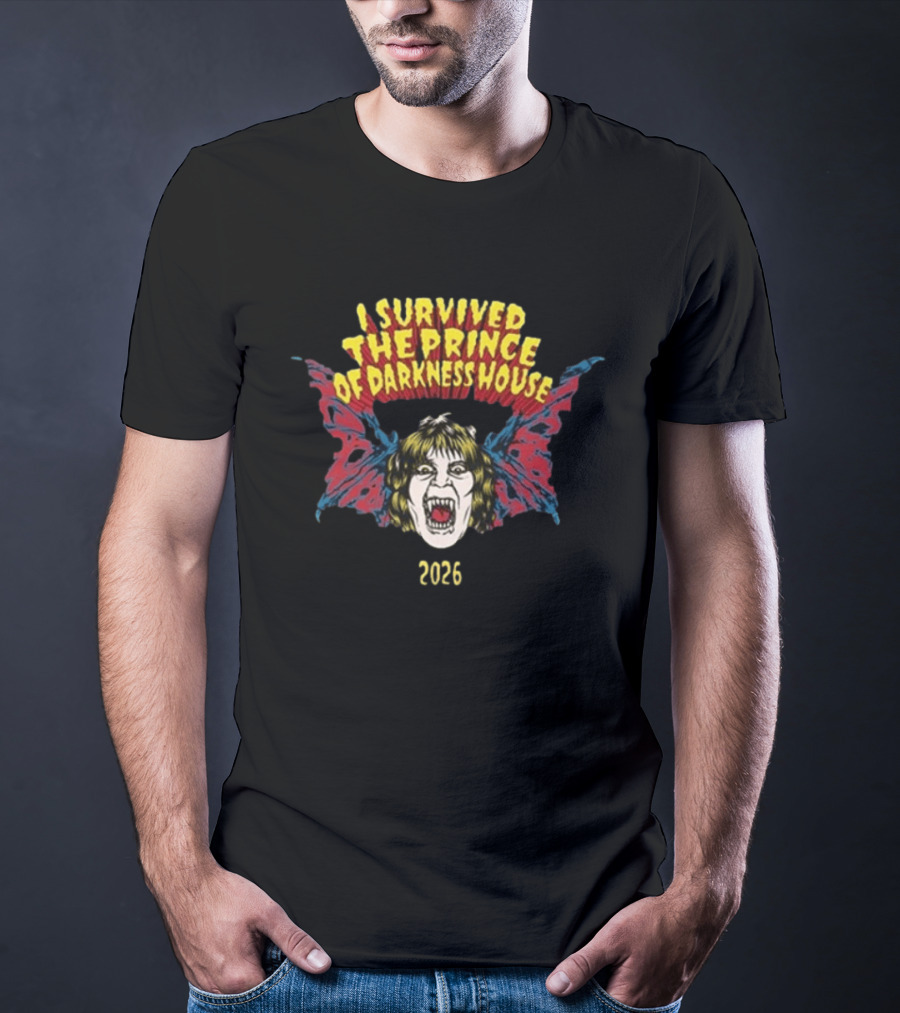 I Survived The Prince Of Darkness House 2025 Bat T-Shirt