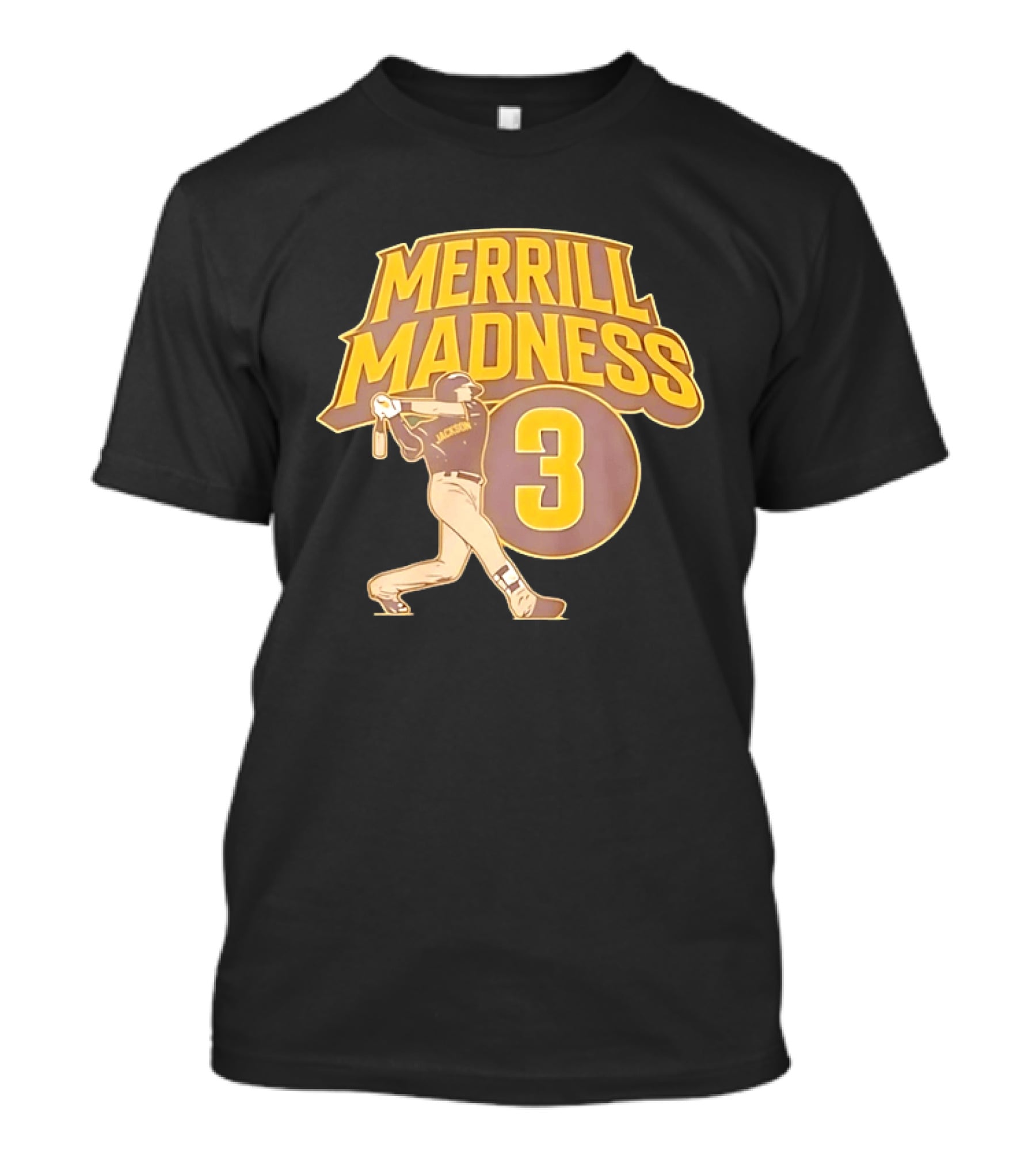 Merrill Madness 3 Jackson San Diego Padres T-Shirt