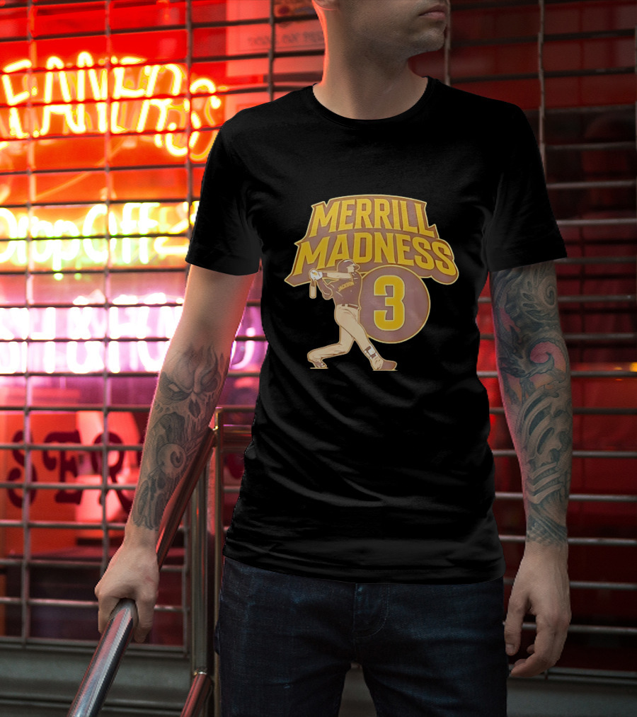 Merrill Madness 3 Jackson San Diego Padres T-Shirt