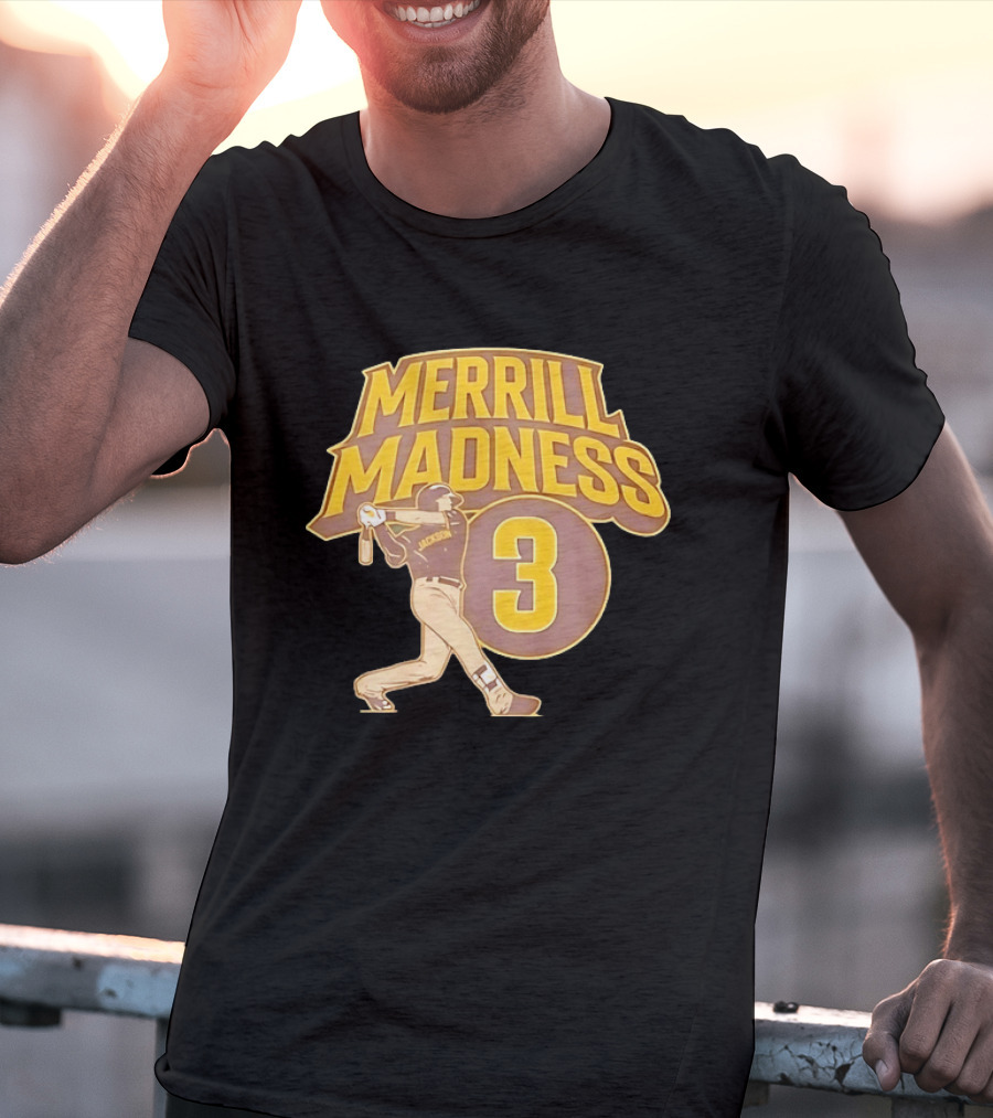 Merrill Madness 3 Jackson San Diego Padres T-Shirt