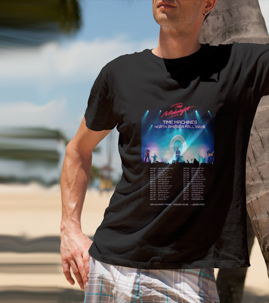 The Midnight Time Machines Tour North America Fall 2026 T-Shirt