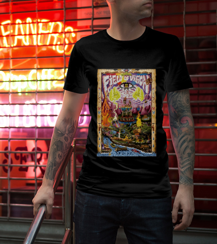 King Gizzard And The Lizard Wizard Field Of Vision II Meadow Creek Buena Vista CO Aug 14 16 2026 T-Shirt