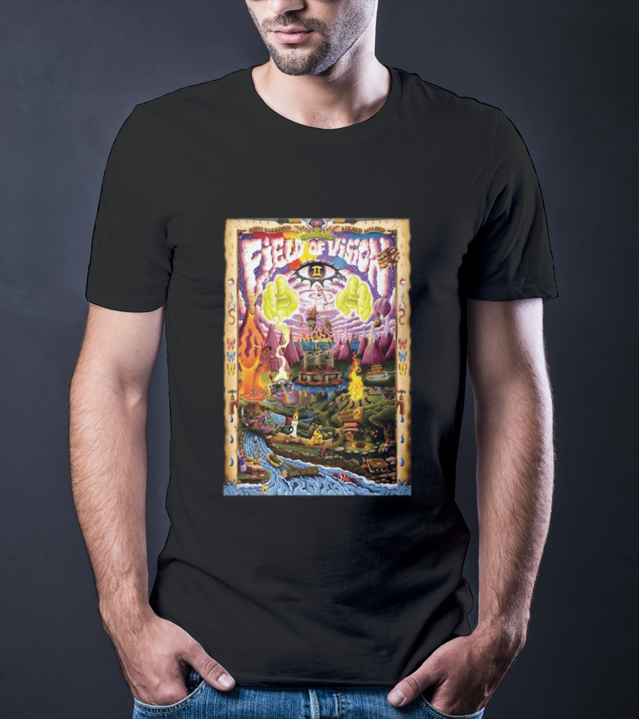 King Gizzard And The Lizard Wizard Field Of Vision II Meadow Creek Buena Vista CO Aug 14 16 2026 T-Shirt