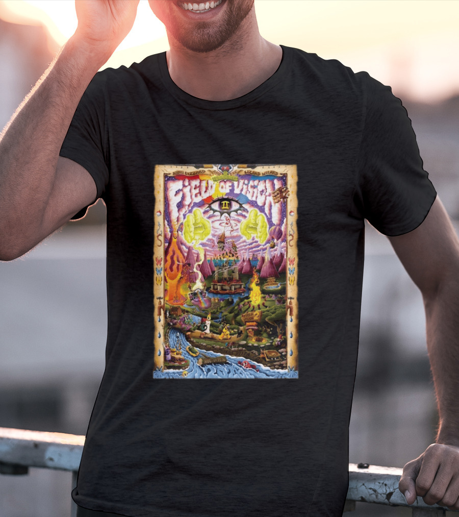 King Gizzard And The Lizard Wizard Field Of Vision II Meadow Creek Buena Vista CO Aug 14 16 2026 T-Shirt