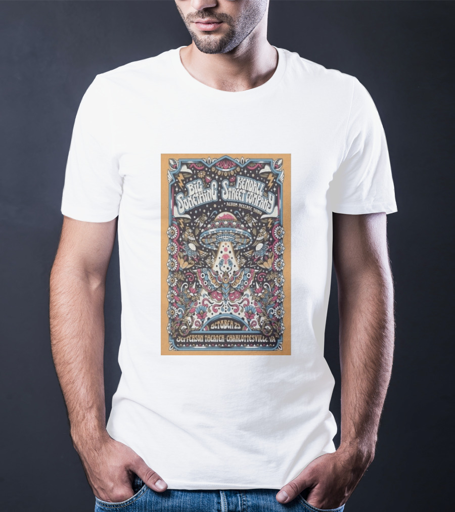 Big Something Kendall Street Company Album Release Show Jefferson Theater Charlottesville VA October 25 2026 T-Shirt