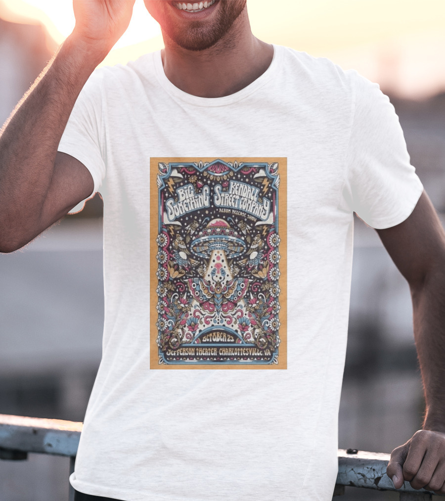 Big Something Kendall Street Company Album Release Show Jefferson Theater Charlottesville VA October 25 2026 T-Shirt