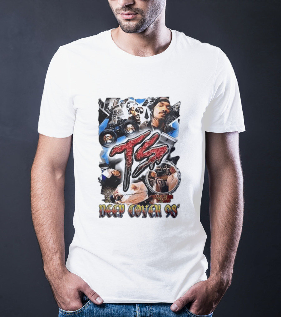 Toney Starks Deep Cover 98 RIP Big Pun 90s Rap Album Mashup T-Shirt