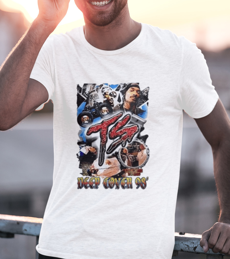Toney Starks Deep Cover 98 RIP Big Pun 90s Rap Album Mashup T-Shirt