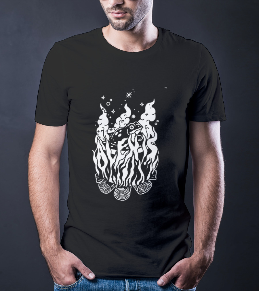 Alexisonfire Crisis 2026 Exclusive Tour 20 Years Anniversary Burning Log T-Shirt