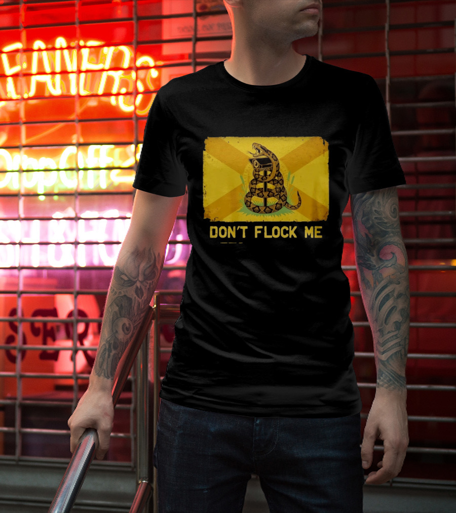 Florida Snake Surveillance Distressed Flag Don't Flock Me T-Shirt