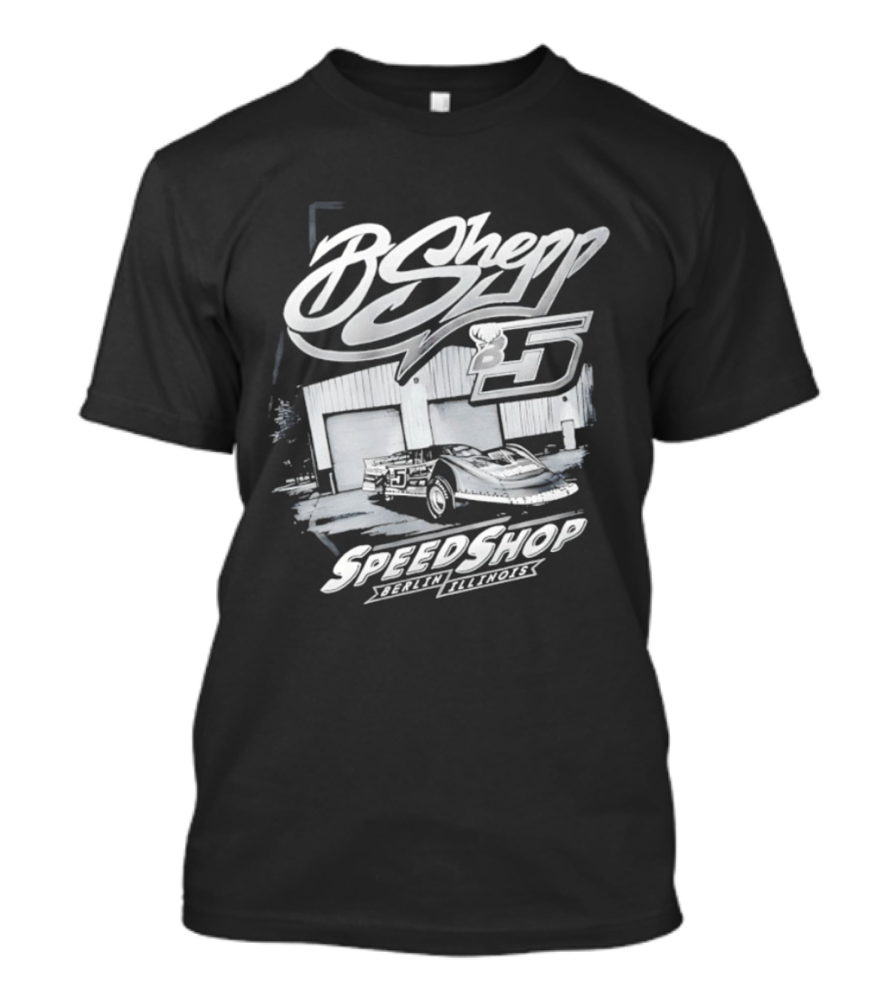 BShepp 5 Speedshop Racing Berlin Illinois T-Shirt