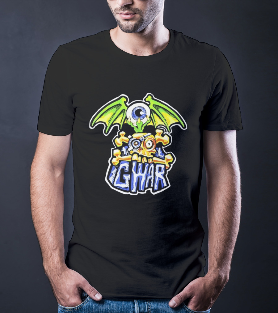 Gwar Winged Eyeball Skull Heavy Metal T-Shirt