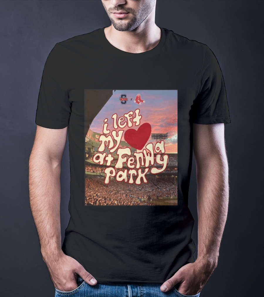 Cleveland Guardians Boston Red Sox I Left My Heart At Fenway Park T-Shirt