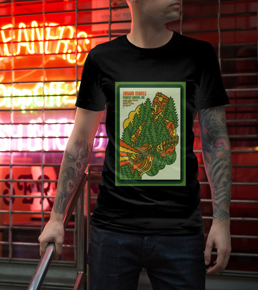 Jason Isbell Forest Grove OR Grand Lodge Concerts Aug 14 2026 T-Shirt