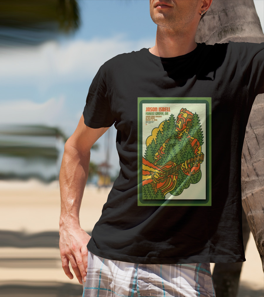 Jason Isbell Forest Grove OR Grand Lodge Concerts Aug 14 2026 T-Shirt