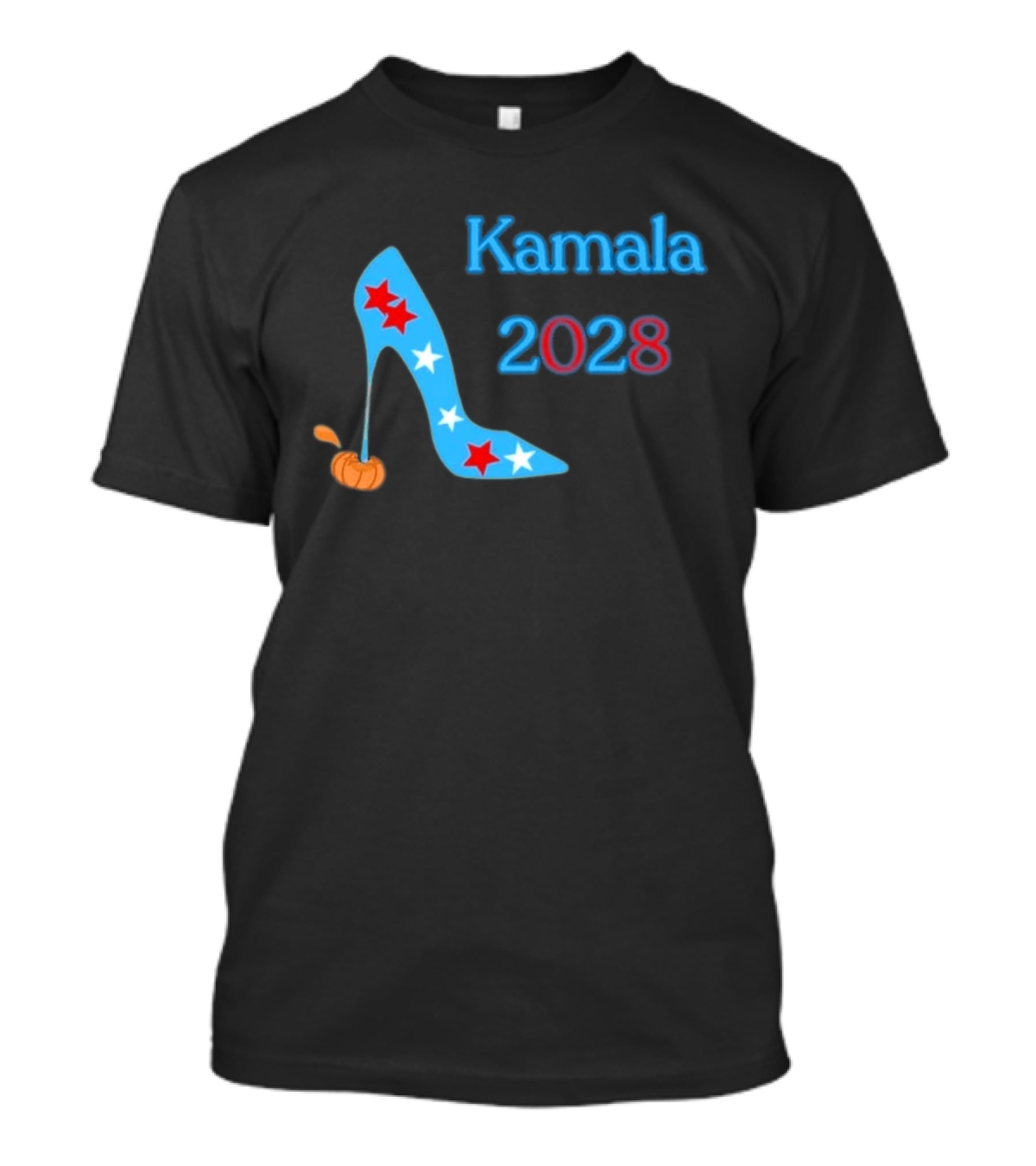 Kamala 2028 High Heel Stars Fun Election T-Shirt