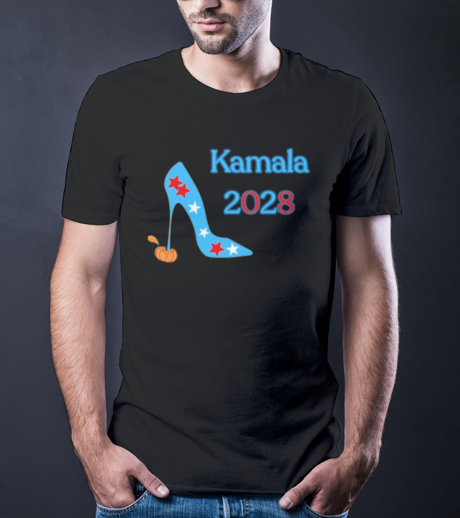 Kamala 2028 High Heel Stars Fun Election T-Shirt