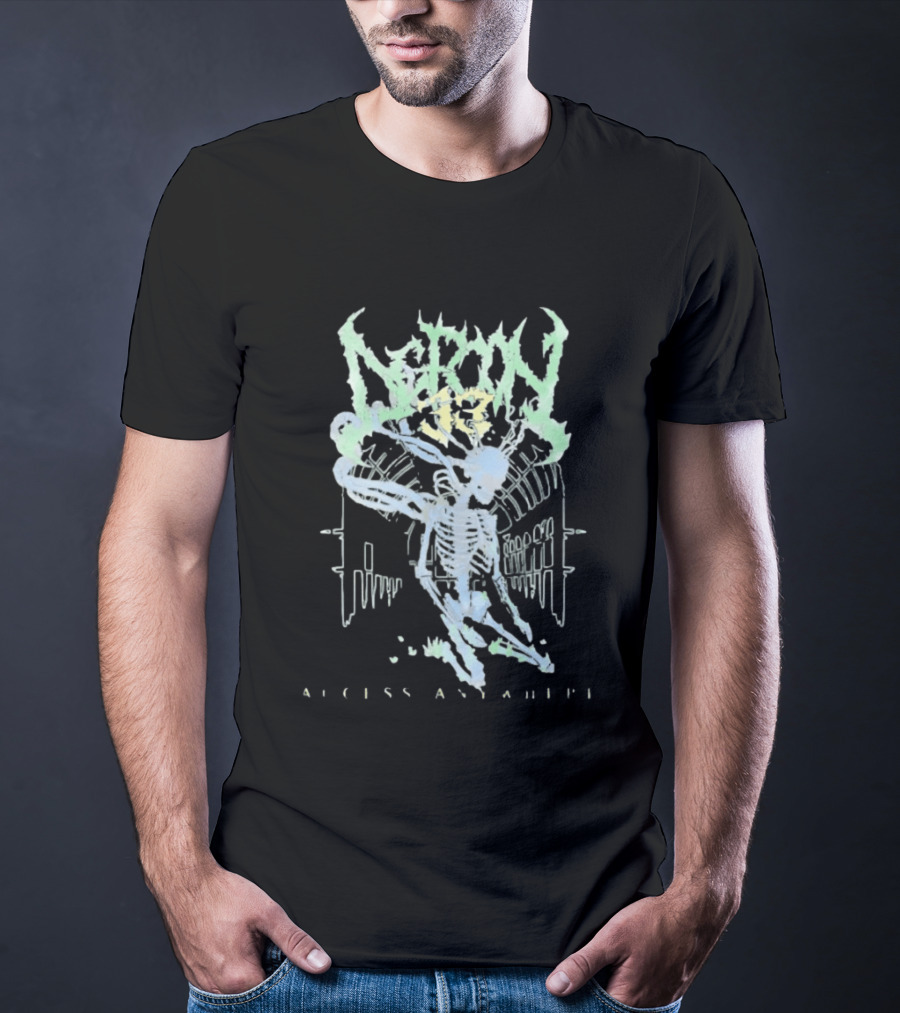 Neron 13 Skeleton Access Anywhere Metal Band T-Shirt