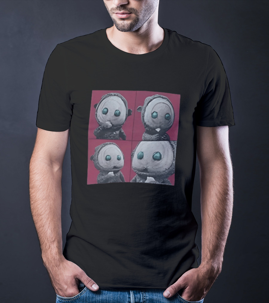 The East Palace Kkeomeoksali Cute Character Art Quadrant T-Shirt