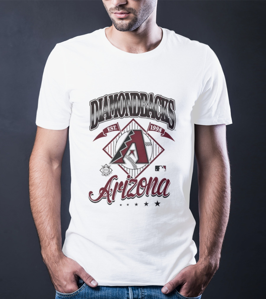 Arizona Diamondbacks Est 1998 Team A Logo MLB T-Shirt
