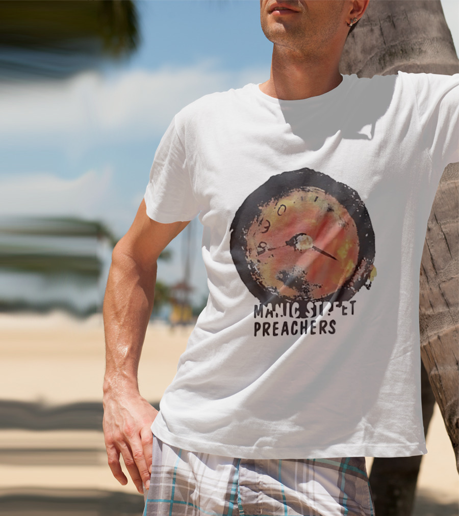 Manic Street Preachers Alternative Rock Band Dial T-Shirt