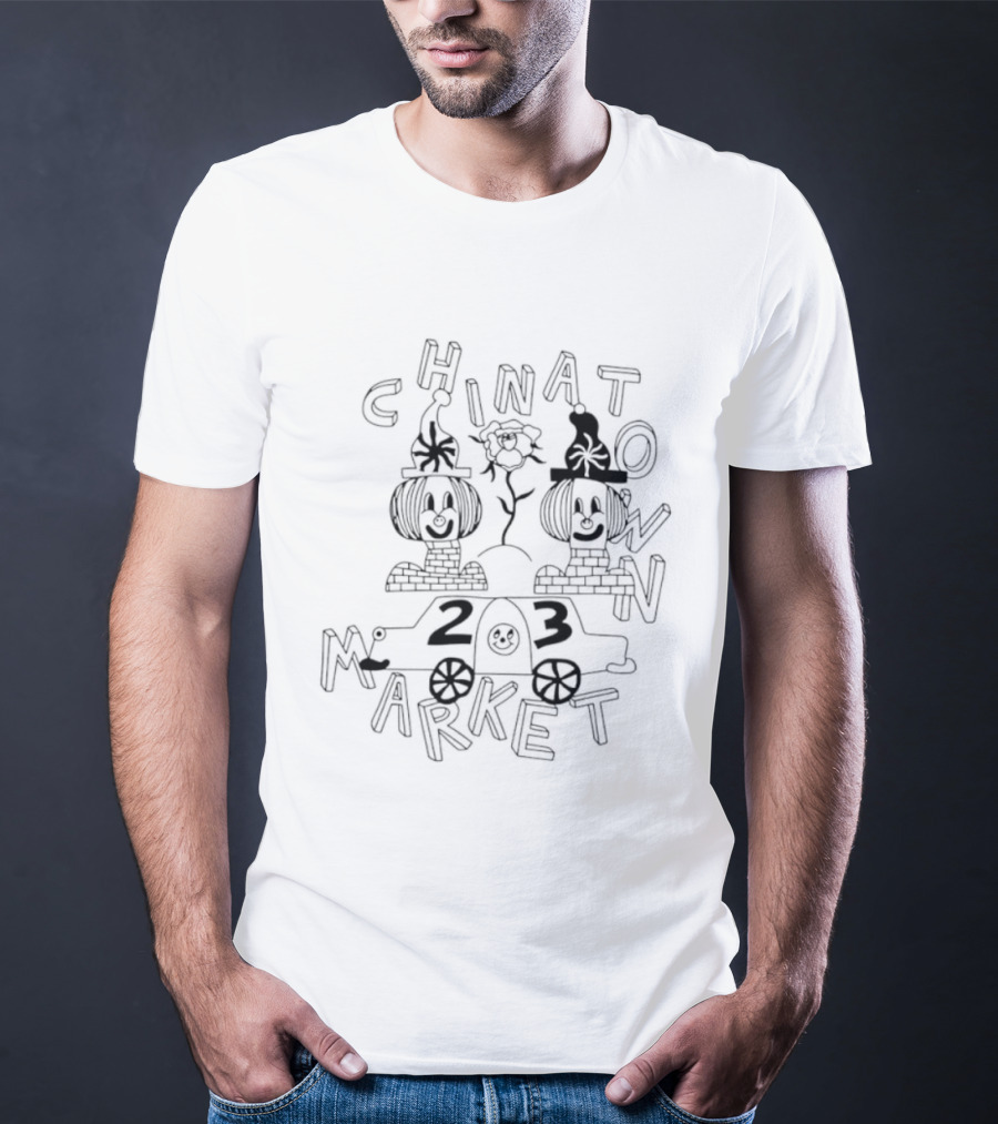 Chinatown Market 2023 Cartoon Clown And Mouse Characters T-Shirt