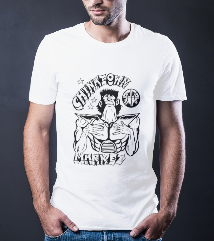 Chinatown Market Muscle Basketball Streetwear T-Shirt