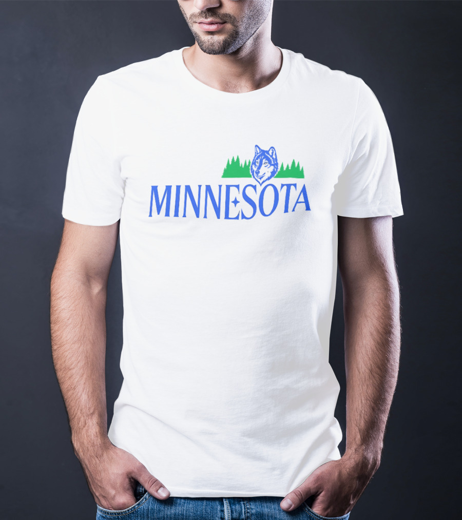 Minnesota Timberwolves Wolf Forest T-Shirt