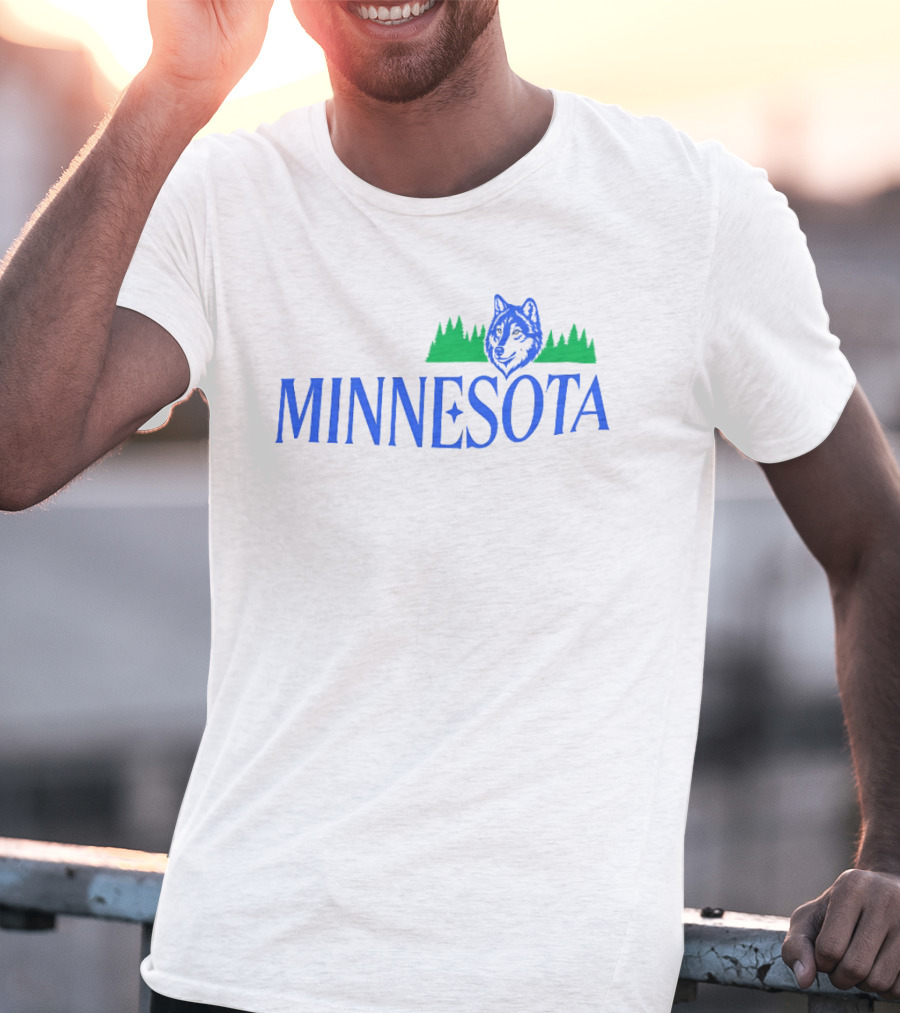 Minnesota Timberwolves Wolf Forest T-Shirt
