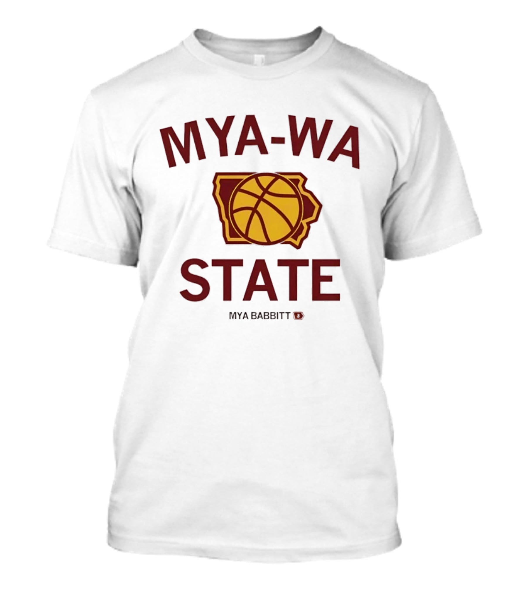 Mya Wa State Basketball NCAA Mya Babbitt T-Shirt