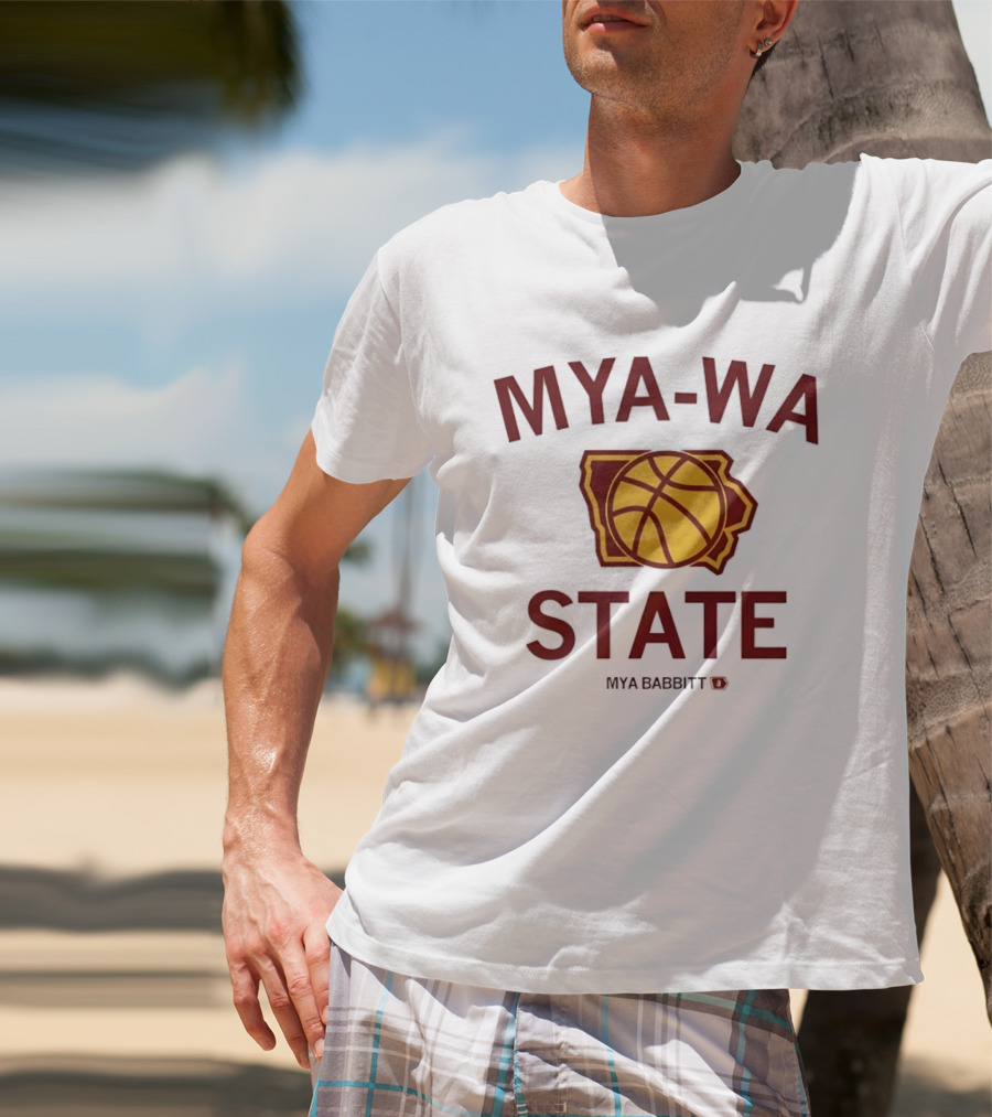 Mya Wa State Basketball NCAA Mya Babbitt T-Shirt