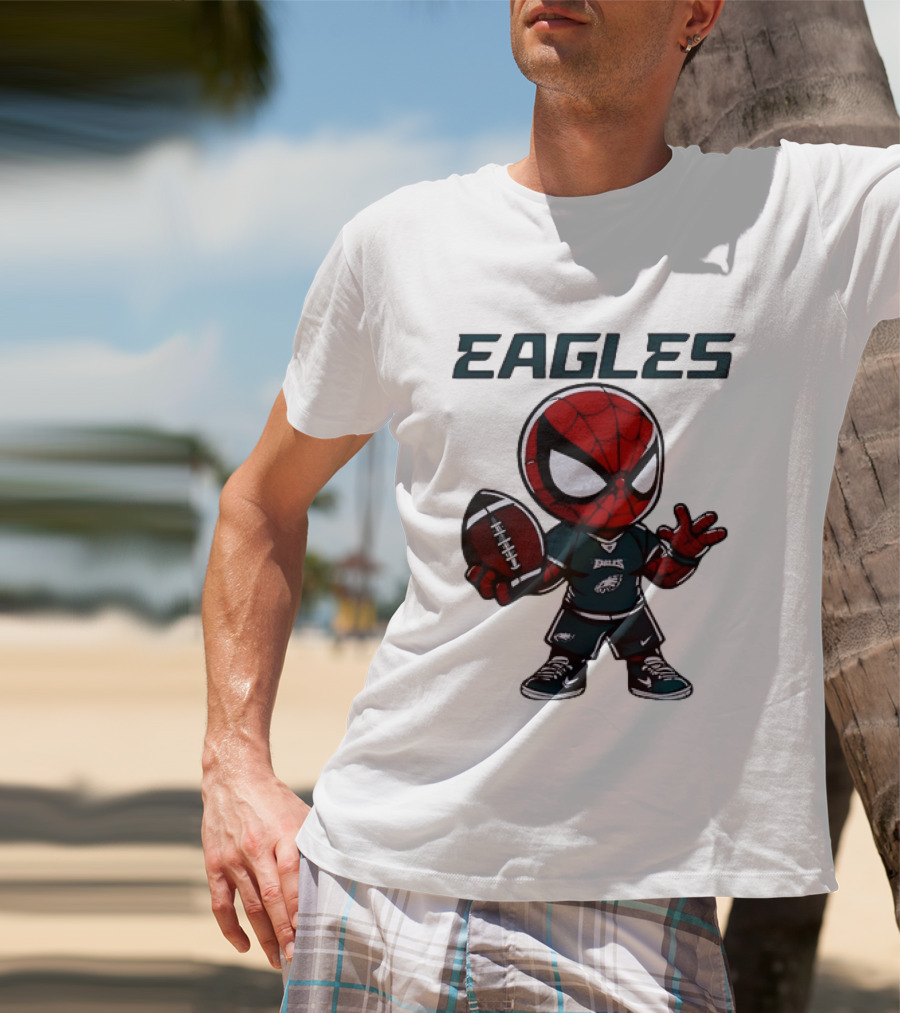 Spider Man Eagles Football Jersey Personalized Philadelphia Edition T-Shirt